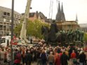 Reiterdenkmal kehrt zurueck auf dem Heumarkt P30